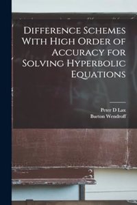 Difference Schemes With High Order of Accuracy for Solving Hyperbolic Equations