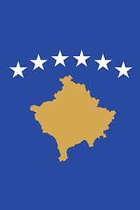 Kosovo Flag Notebook - Kosovan Flag Book - Kosovo Travel Journal