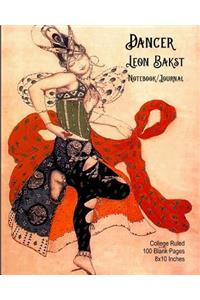 Dancer - Leon Bakst - Notebook/Journal