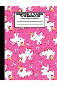 Handwriting Practice Paper Notebook Primary Composition Notebook