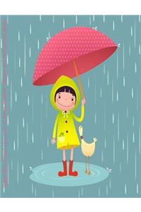 Happy Rain Friend 2019-2020 18 Month Academic Planner with Motivational Quotes