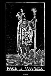 Page of Wands Notebook