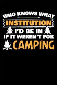 Who Knows What Institution I'd Be in If It Weren't for Camping