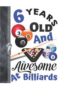 6 Years Old And Awesome At Billiards