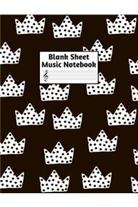 Blank Sheet Music Notebook