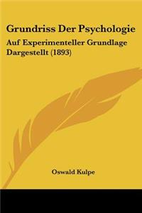 Grundriss Der Psychologie