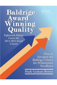 Baldrige Award Winning Quality