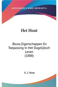 Het Hout: Bouw, Eigenschappen En Toepassing in Het Dagelijksch Leven (1888)