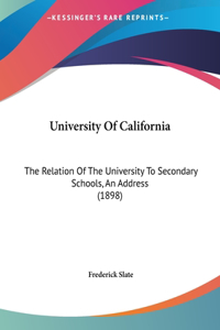 University Of California