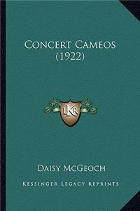 Concert Cameos (1922)