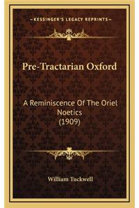 Pre-Tractarian Oxford