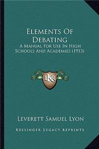 Elements of Debating