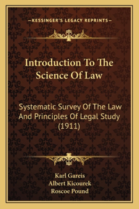 Introduction To The Science Of Law