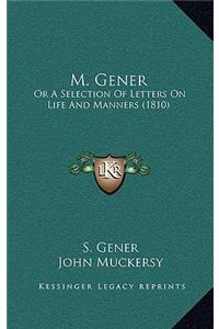 M. Gener