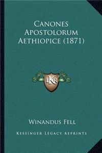 Canones Apostolorum Aethiopice (1871)
