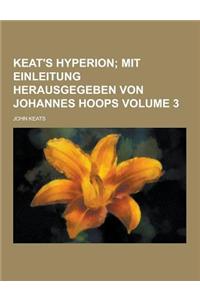 Keat's Hyperion Volume 3