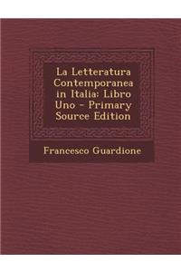 La Letteratura Contemporanea in Italia