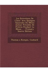 Les Entretiens de L'Ame