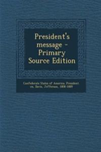 President's Message