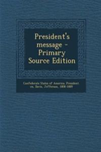 President's Message