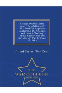 Revised United States Army Regulations of 1861