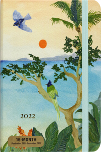2022 Tropical Paradise Weekly Planner (16-Month Engagement Calendar)