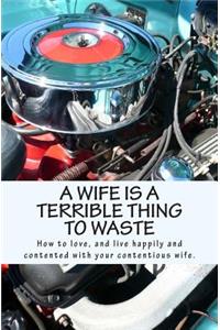 Wife Is A Terrible Thing To Waste