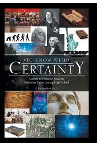 To Know with Certainty