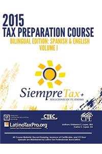 Siempre Tax 2015 Tax Preparation Course Bilingual Edition