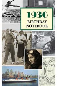 1936 Birthday Notebook