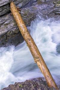 White Water Rapids on a River Running Through the Gorge Journal