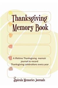 Thanksgiving Memory Book