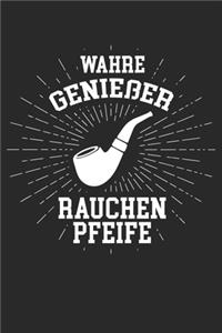 Wahre Genießer Rauchen Pfeife