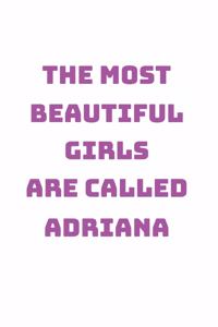 Adriana Girl Woman Notebook