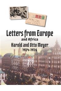 Letters from Europe and Africa, 1924-1926