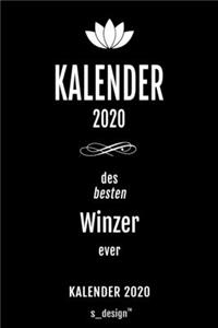Kalender 2020 für Winzer