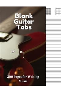Blank Guitar Tablatures