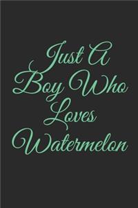 Just A Boy Who Loves Watermelon