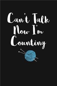 Can't Talk Now I'm Counting