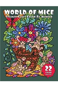 WORLD of MICE (Stained Glass Color By Number)