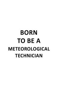 Born To Be A Meteorological Technician