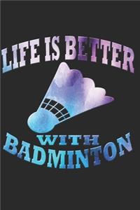 Badminton Notizbuch
