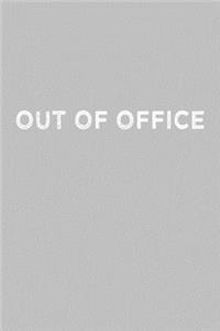 Out of Office Travel Meme Notebook