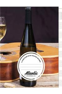 6 String Blank Guitar Tablature Notebook - Wine Song