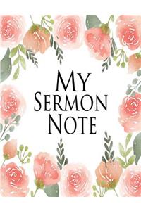 My Sermon Note