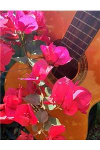 Flowers & Guitar Blank Tab Sheet Music