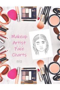Mua Face Charts for Makeup Artist