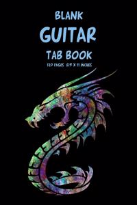 Blank Guitar Tab Book