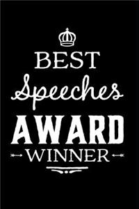 Best Speeches Award Winner
