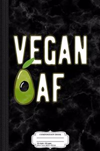 Vegan AF Composition Notebook